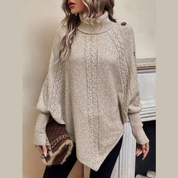 StellarKnit™ | Šiltas megztinis aukšta apykakle