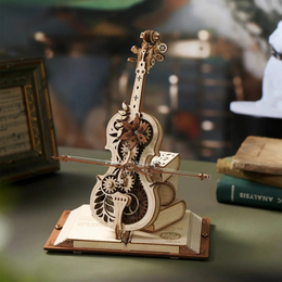 Timberix™ | Grojantis 3D Medinis Konstruktorius - Violončelė