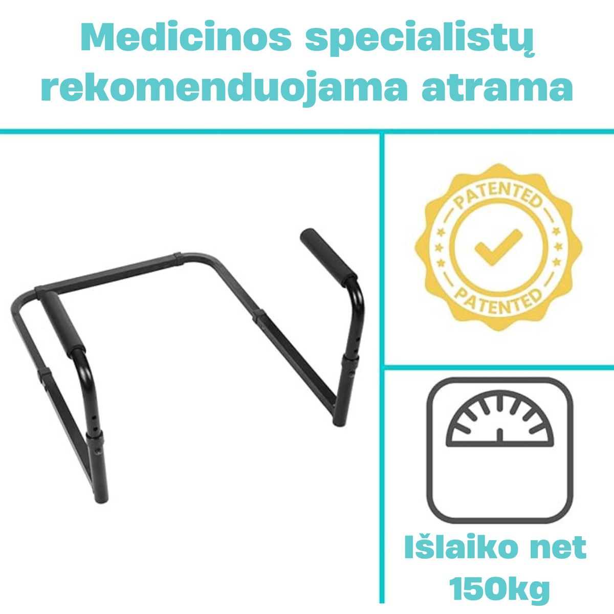 CareRise™ | Pagalbinė atrama