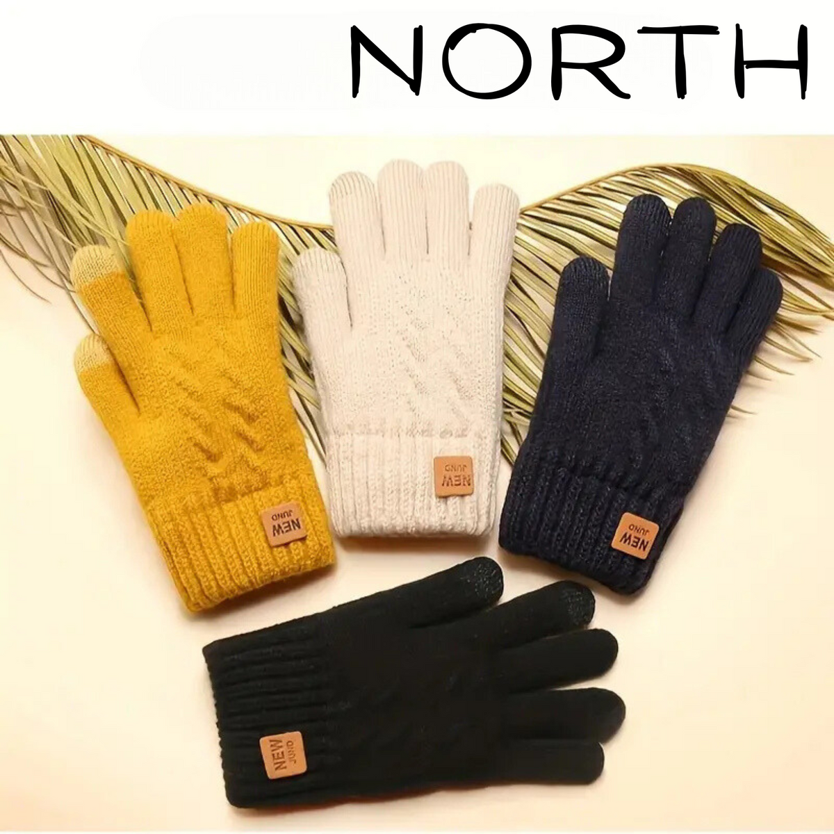 North™ | Šiltos Moteriškos pirštinės