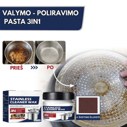 Unikali poliravimo - valymo pasta "Jue-Fish"