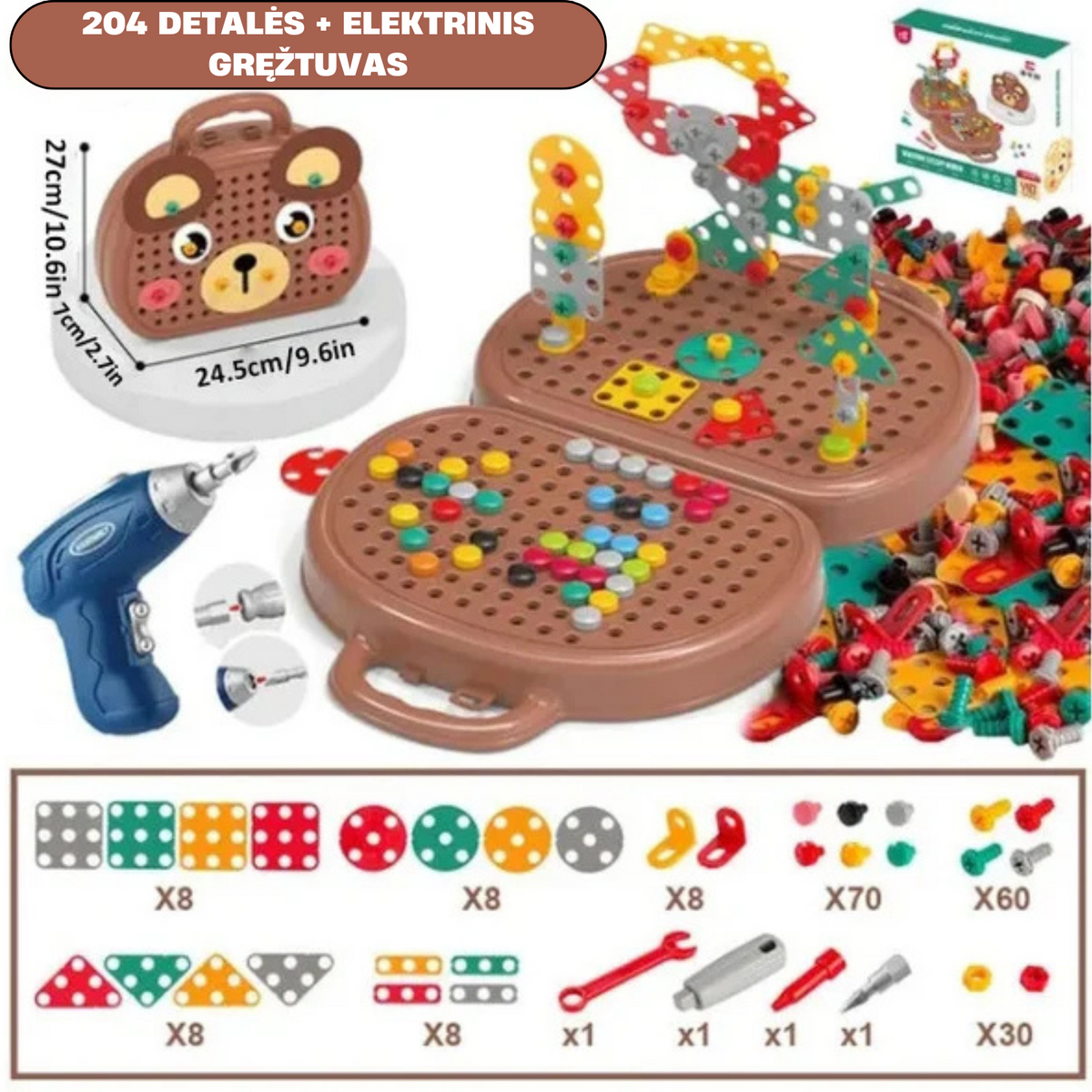 SmartKids™ | Vaikiškas įrankių rinkinys
