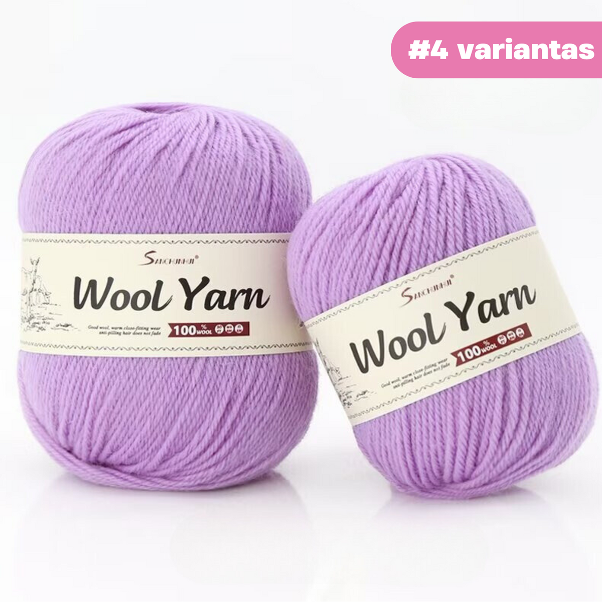 "Premium Wool" - Natūralios vilnos siūlų rinkinys