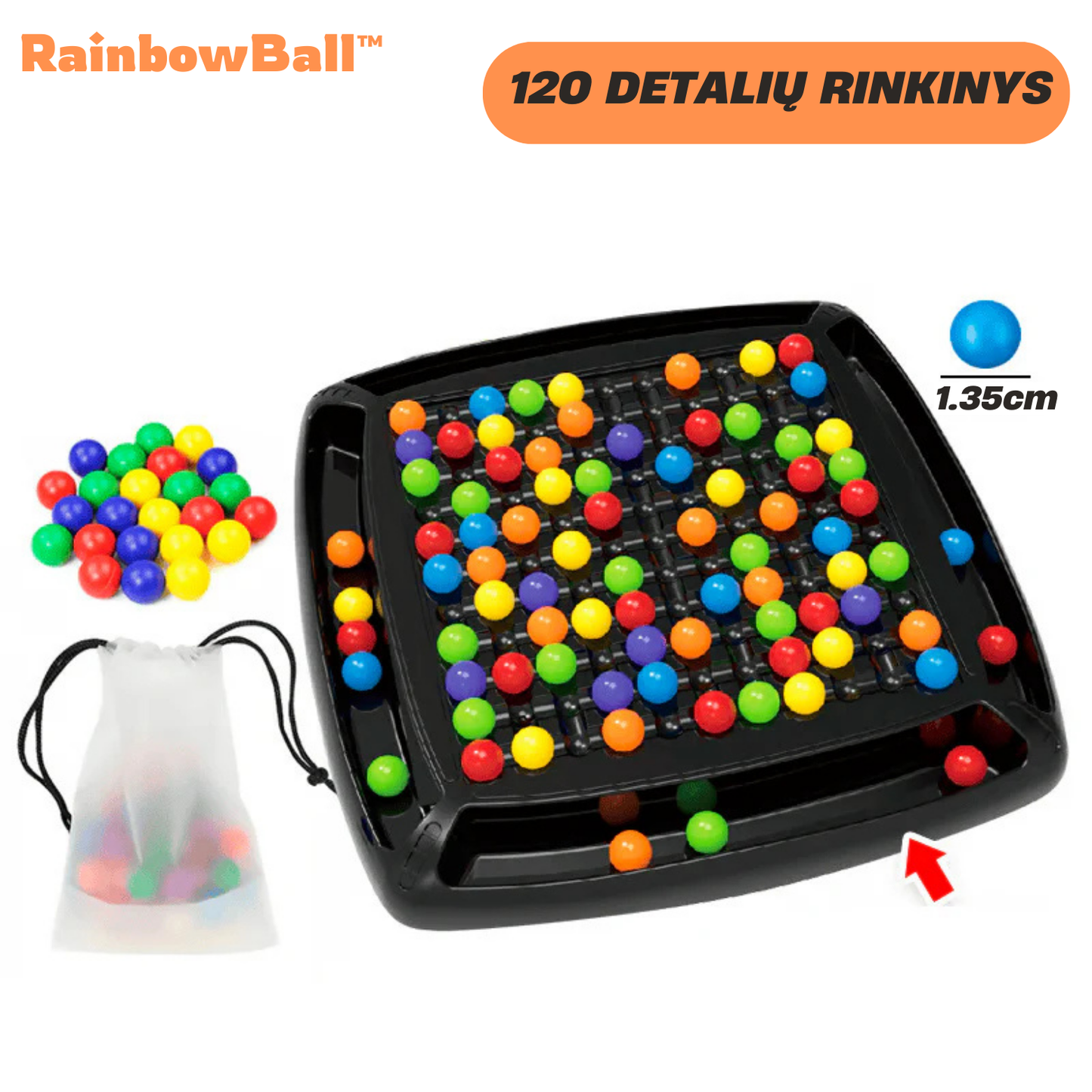 RainbowBall™ | Spalvotų rutuliukų stalo žaidimas