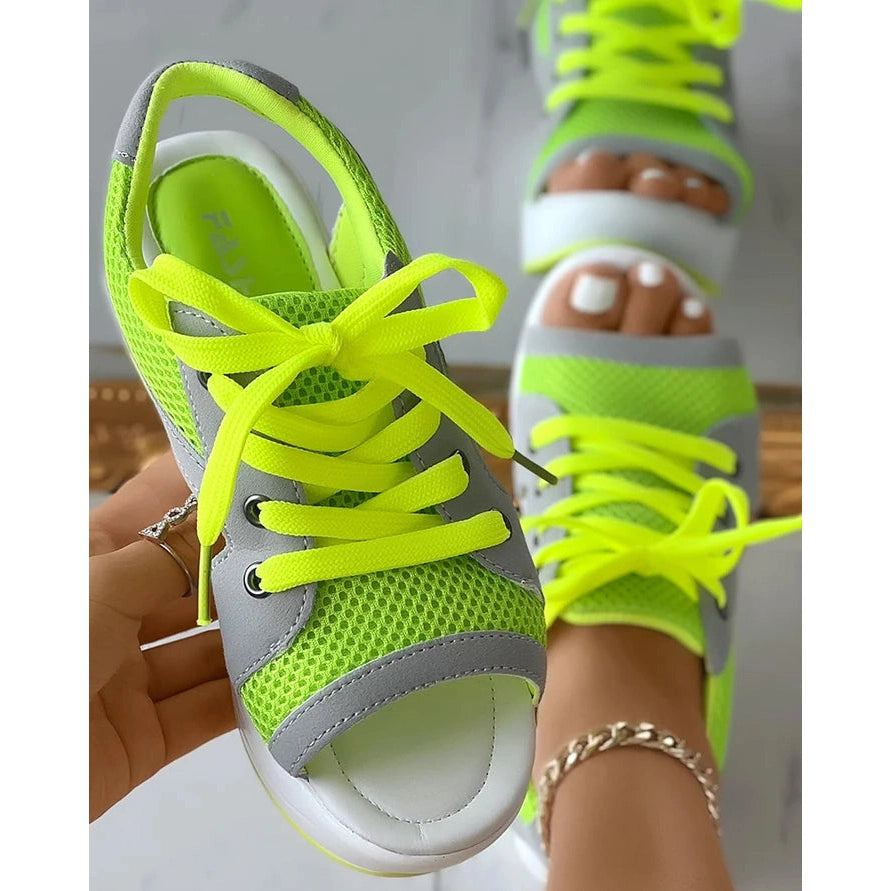 Sportiniai vasariniai sandalai su raišteliais „Active Glow“