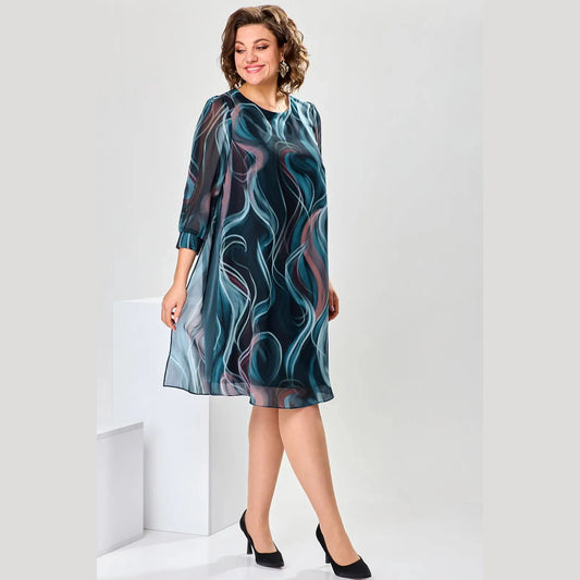 Klostuota Šifono suknelė