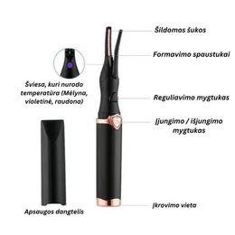 Vivo™ | Elektrinis blakstienų rietiklis