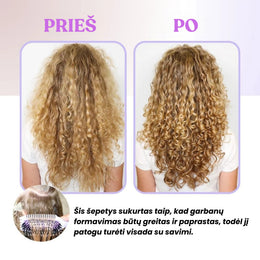 BounceWave™ | Plaukų šepetys garbanų formavimui