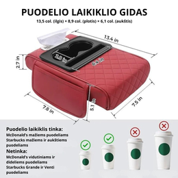 Automobilio porankio organizatorius iš PU odos