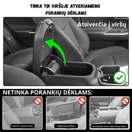 Automobilio porankio organizatorius iš PU odos
