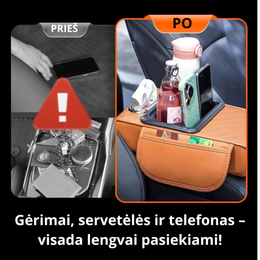 Automobilio porankio organizatorius iš PU odos