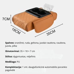 Automobilio porankio organizatorius iš PU odos