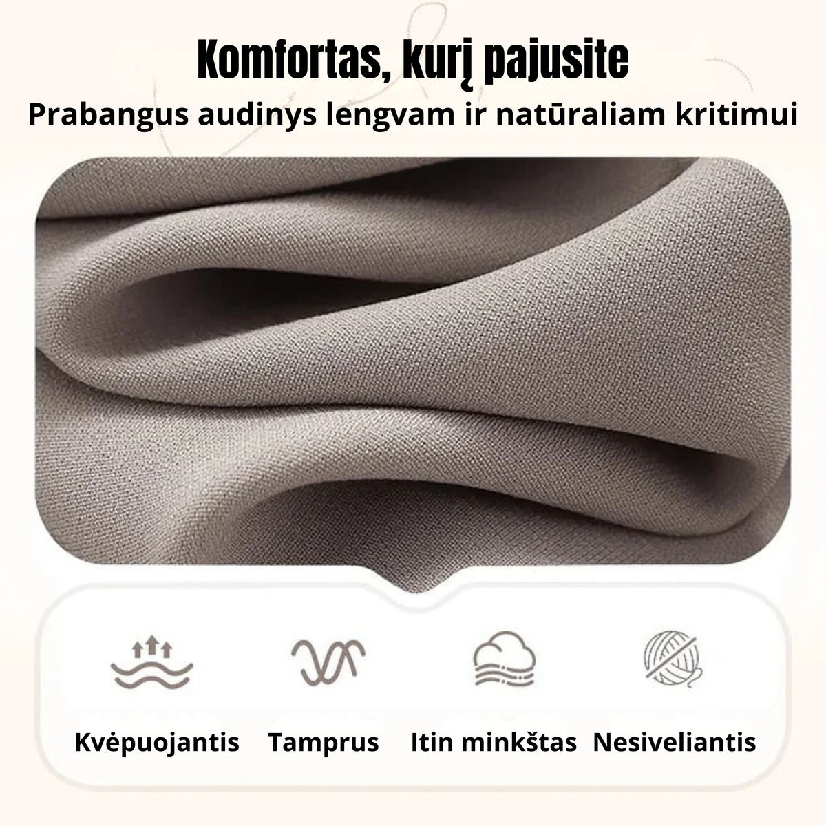 Moteriškas 3 dalių komplektas su ilgu kardiganu, topu ir kelnėmis