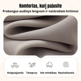 Moteriškas 3 dalių komplektas su ilgu kardiganu, topu ir kelnėmis
