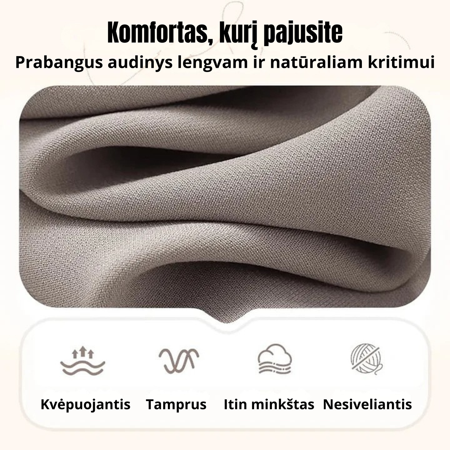 Moteriškas 3 dalių komplektas su ilgu kardiganu, topu ir kelnėmis