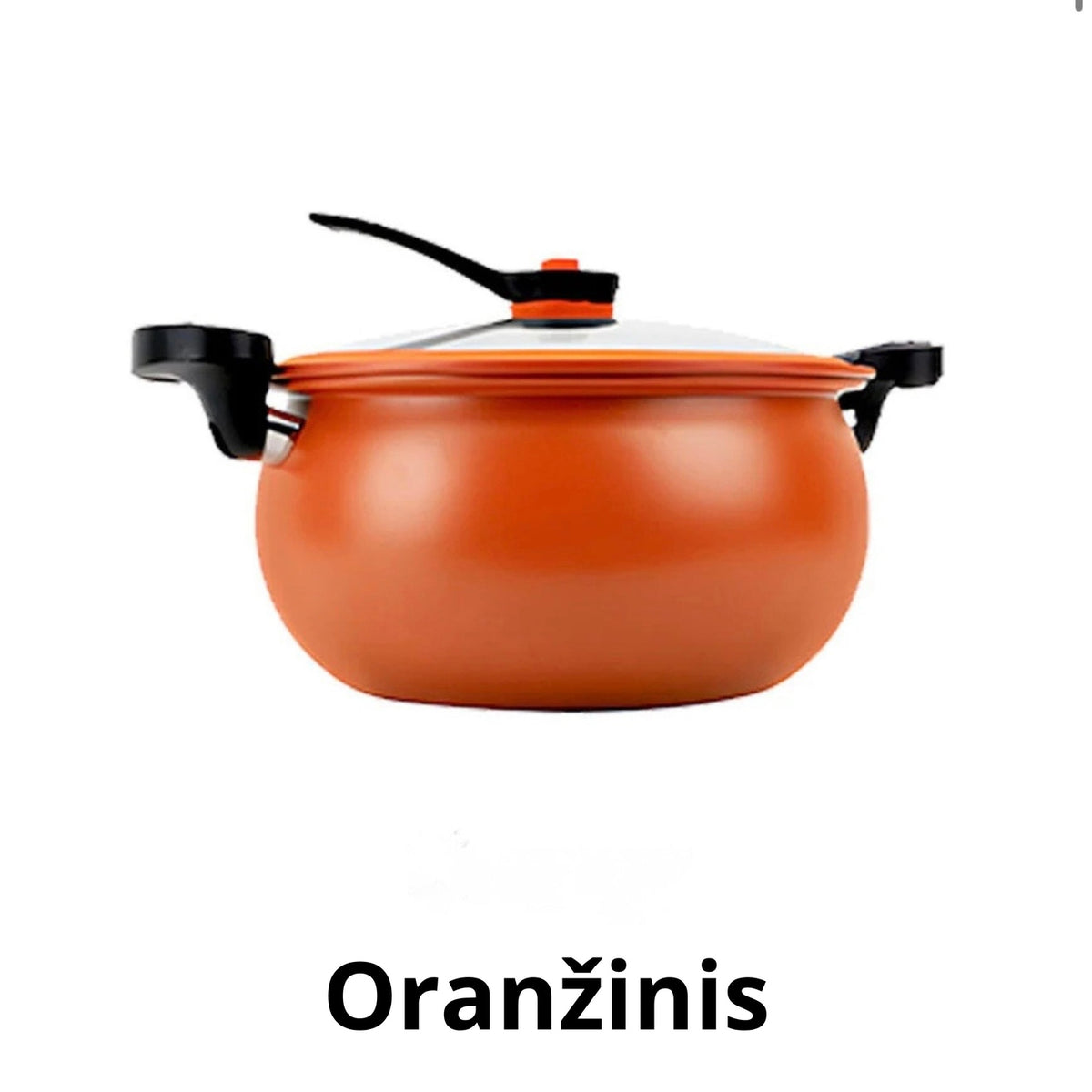 Talpus žemo slėgio puodas greitam maisto ruošimui 8L