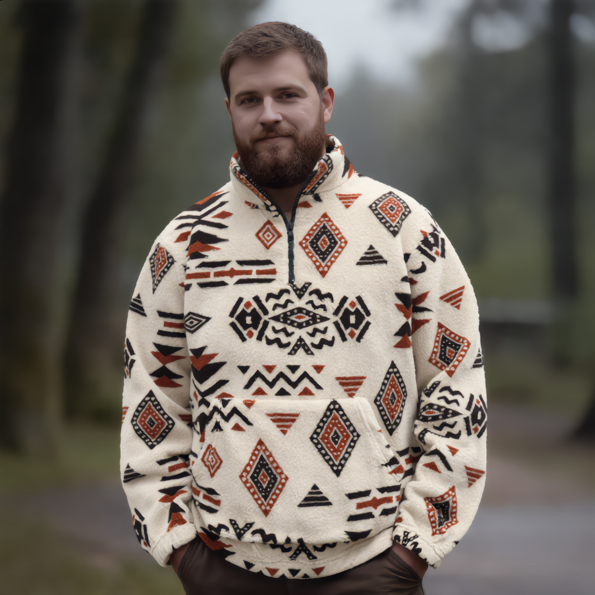 Nordic™ | Vyriškas šiltas laisvalaikio megztinis