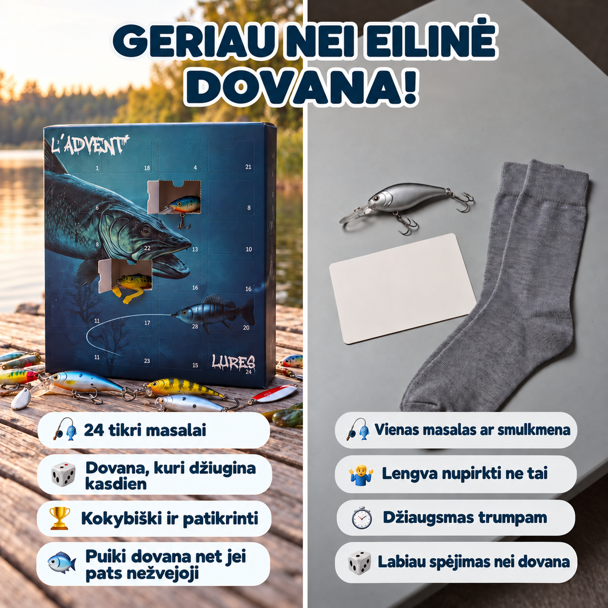 2026 Žvejybinis Advento Kalendorius