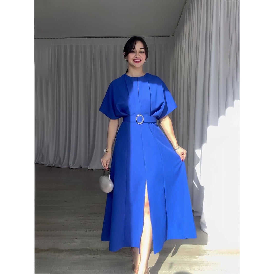 Elegantiška suknelė su dirželiu