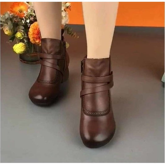 Ortopediniai odiniai batai su kailiuku