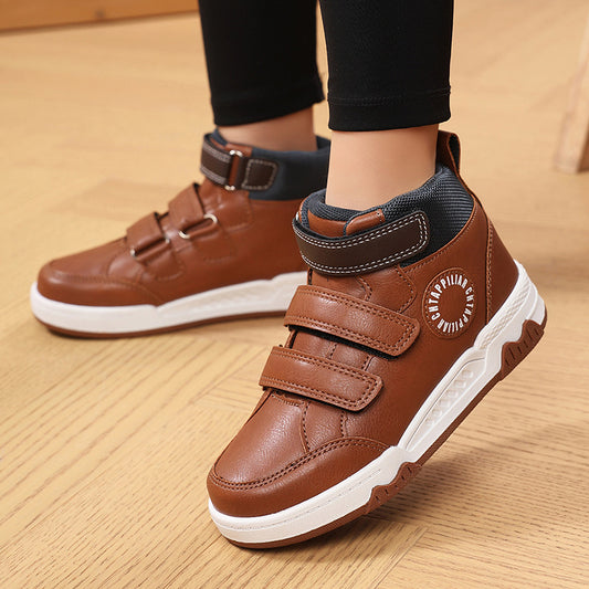 Vaikiški rudeniniai odiniai batai