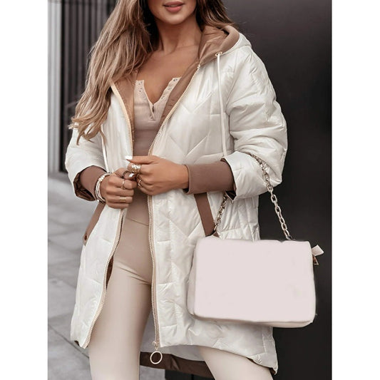 Bellaria™ | Moteriška modernaus stiliaus striukė su gobtuvu