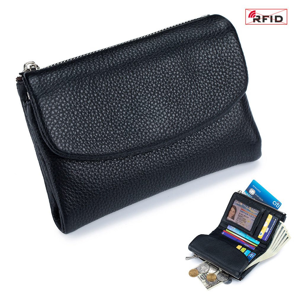 Pebble™ | Unisex odinė piniginė su RFID apsauga
