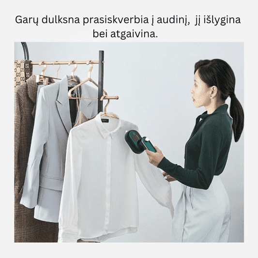 Nešiojamasis elektrinis garų lygintuvas