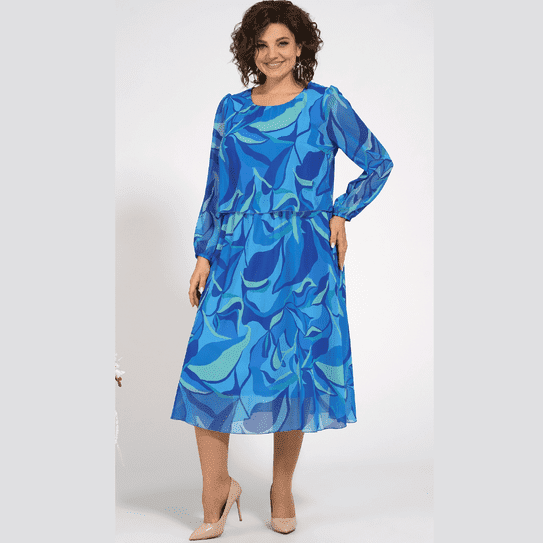 Laisva suknelė "Vandenynas" (S-5XL)