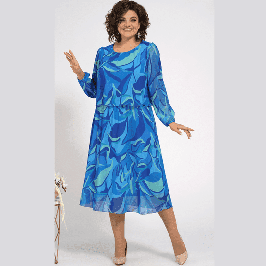 Laisva suknelė "Vandenynas" (S-5XL)