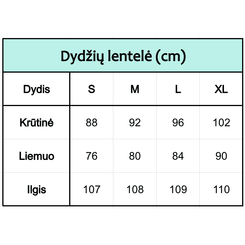 Kvėpuojanti medvilninė suknelė