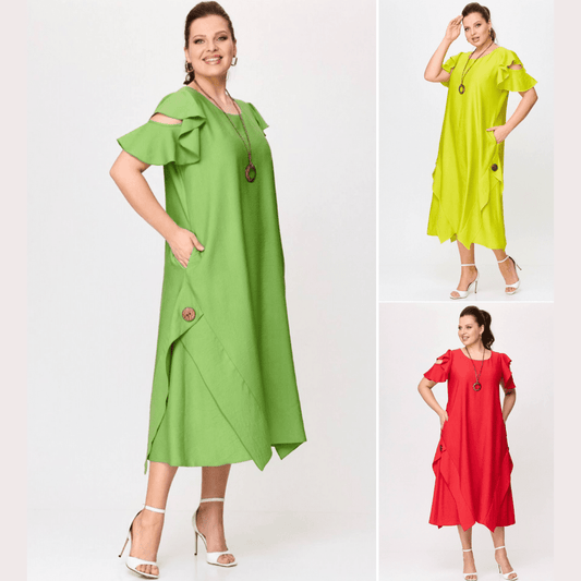 Suknelė su kišenėmis "Pavasaris"