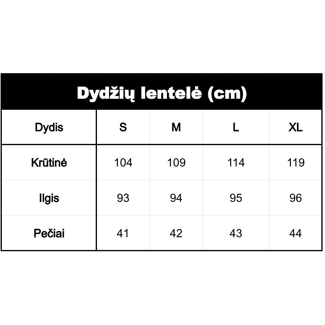 Šilta ilga moteriška liemenė