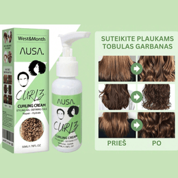 Kremas garbanotiems plaukams "AUSA" 1+1