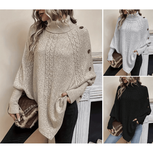 StellarKnit™ | Šiltas megztinis aukšta apykakle