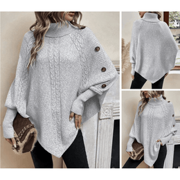 StellarKnit™ | Šiltas megztinis aukšta apykakle