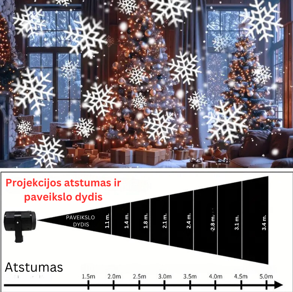 Besisukantis projekcinis lauko šviestuvas Storm™