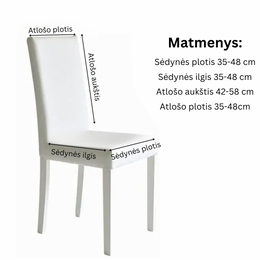 Šventinė staltiesė + kėdžių užvalkalai (4vnt)