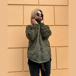 Lusso™ | Moteriška striukė megztomis rankovėmis