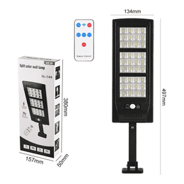 LED lauko šviestuvas su saulės baterija
