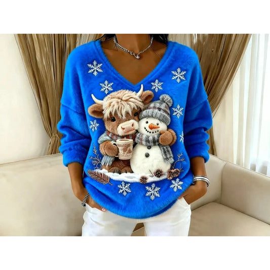 Šventinis moteriškas megztukas kasdieniam nešiojimui