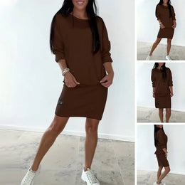 Minimalistinio stiliaus suknelė kasdienai