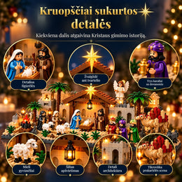 Lego Prasmingas Kristaus gimimo Advento kalendorius