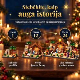 Lego Prasmingas Kristaus gimimo Advento kalendorius