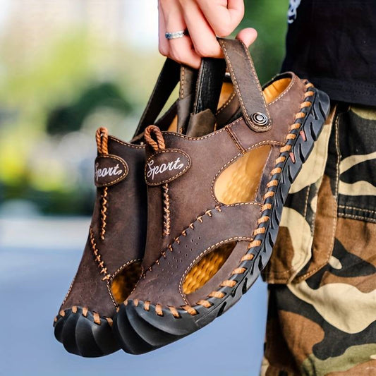 Vyriški neslystantys odiniai sandalai