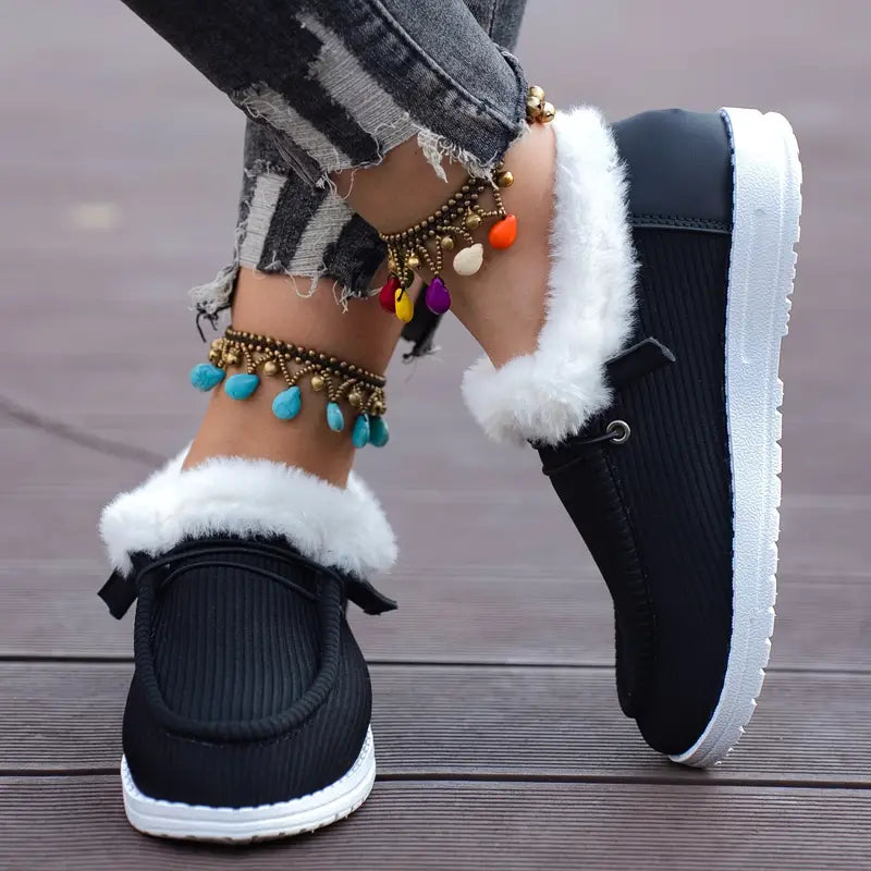 "Autumn Style"- Stilingi bateliai su kailiuku
