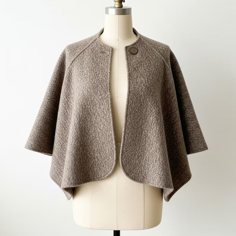 Warm™ | Laisvo kirpimo vilnos stiliaus švarkelis