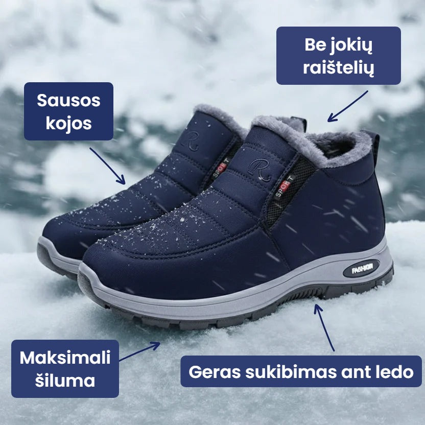 Sianna™ | Šilti dygsniuoti moteriški aulinukai su kailiuku