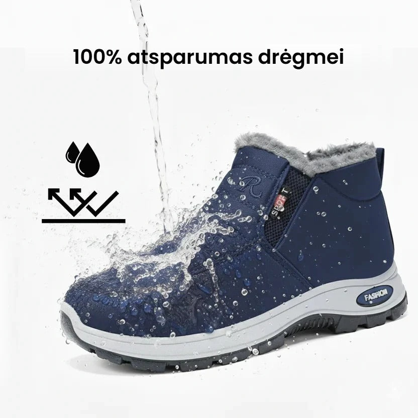 Sianna™ | Šilti dygsniuoti moteriški aulinukai su kailiuku