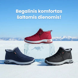 Sianna™ | Šilti dygsniuoti moteriški aulinukai su kailiuku